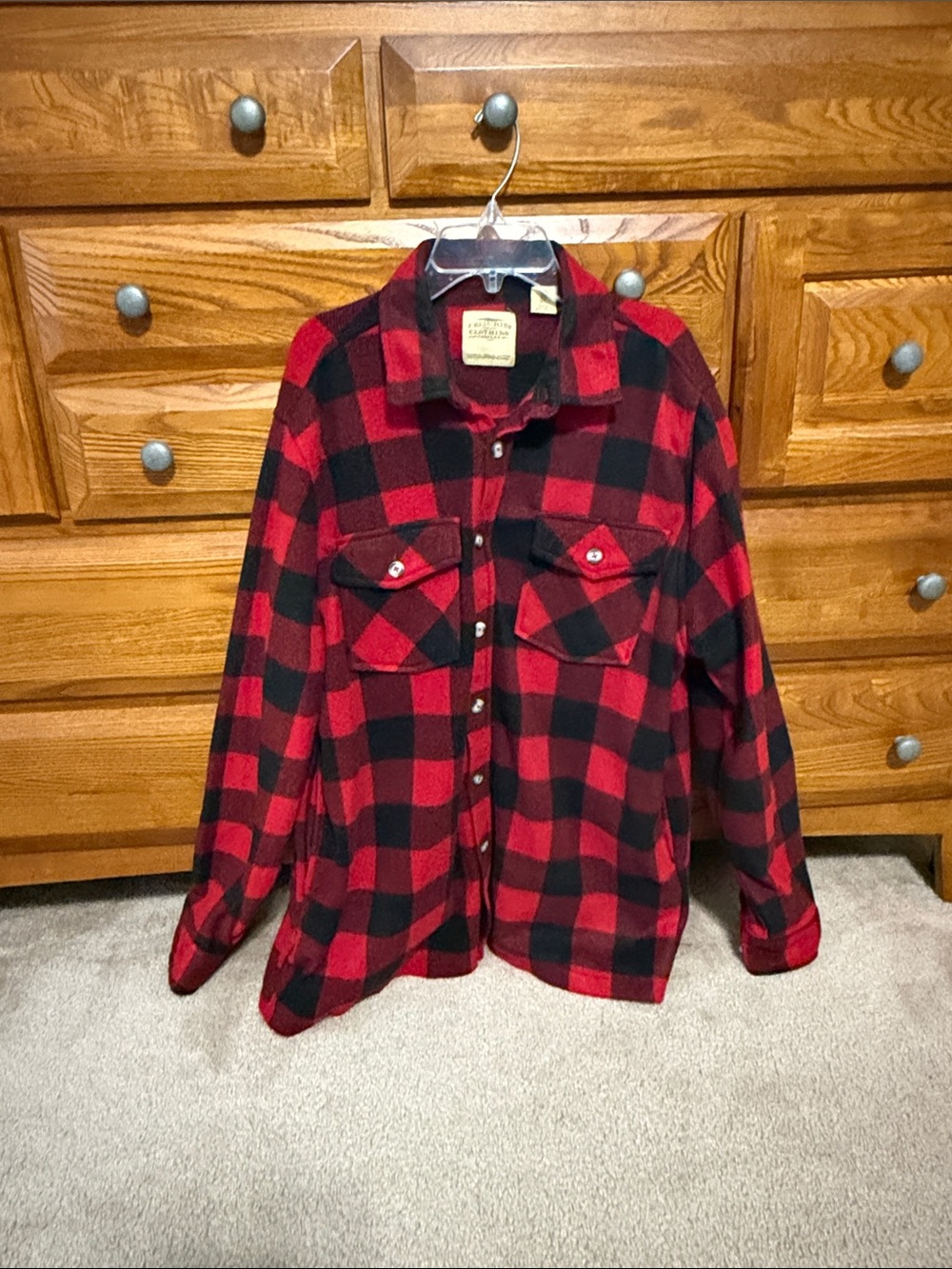 Telluride Clothing Co. Red & Black Plaid Flannel
